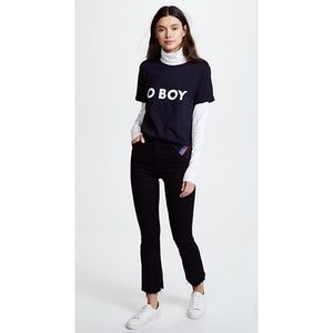 MOTHER | The Hustler Ankle Fray Jeans in Not Guilty Size 24